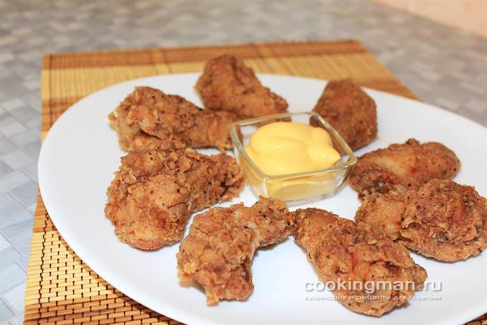 Фото крилець KFC домашнього приготування